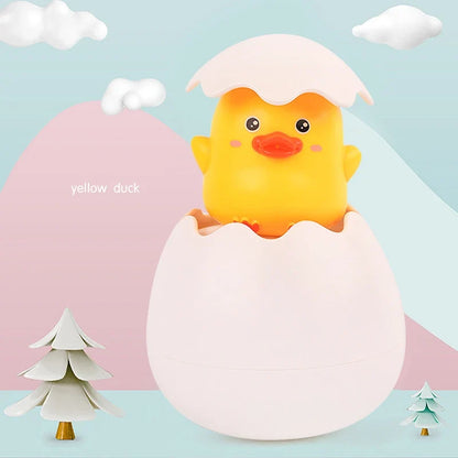 Dinosaur Eggshell Bath Spray Toys | Fun Baby Shower Duck Set