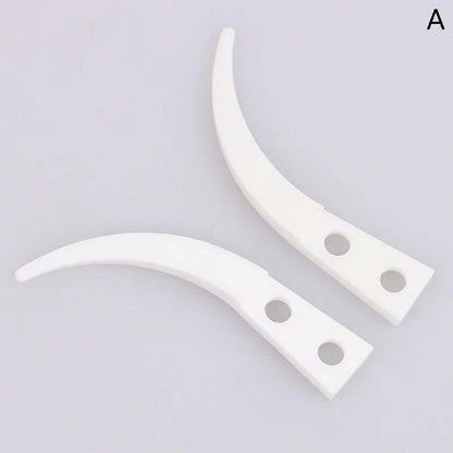 Anti-static Ceramic Tweezers Set | 2pcs Straight and Curved Tip for Electronics Repair