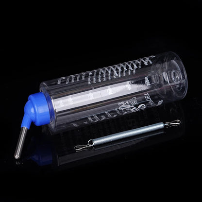 500Ml Rabbit Water Dispenser Hanging Water Bottle Ball Bearing Water Bottle Dispenser Hamster Feeder Hanging On The Pet Cage