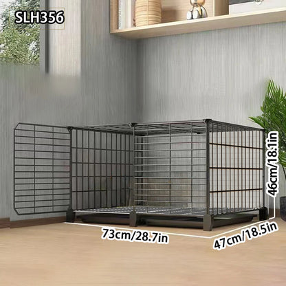 Large Indoor Rabbit Cage with Automatic Cleaning Toilet for Domestic Rabbits, Guinea Pigs, and Other Pets