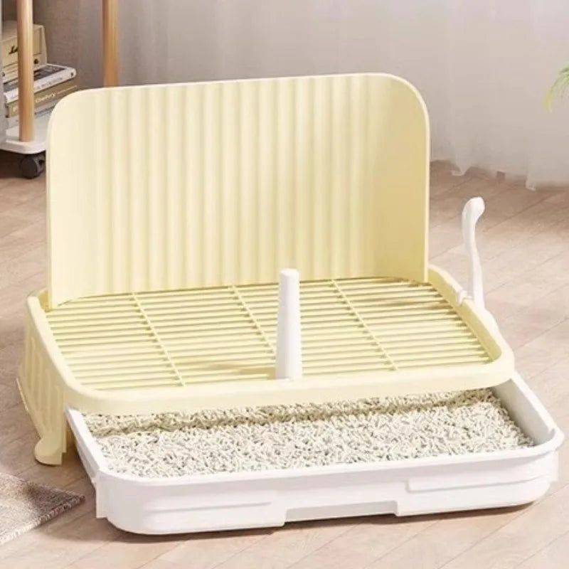 Pet-specific Training Toilet Indoor Pet Cleaning Products Anti-stepping Plastic Dog Pee Pad Holder Removable Net Reusable Tray