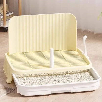 Pet-specific Training Toilet Indoor Pet Cleaning Products Anti-stepping Plastic Dog Pee Pad Holder Removable Net Reusable Tray