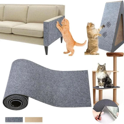 Self-Adhesive Rabbit Scratch Mat DIY Cuttable Bunny Cage Liner Anti-Slip Floor Carpet Protector Claw Care Easy Clean Accessories
