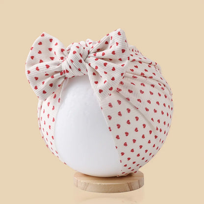 Baby Turban Hats with Prints | Soft Knit Newborn Caps