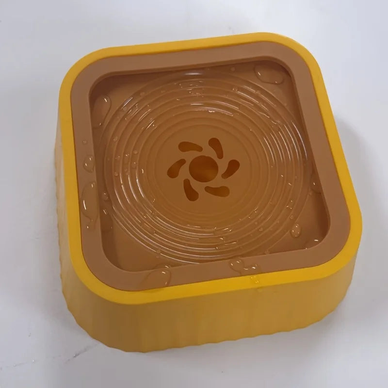 Pet Floating Water Bowl Splash-proof Food-grade PP Material Large Capacity Water Storage Neck-protecting  Floa Plastic Dog Bowl