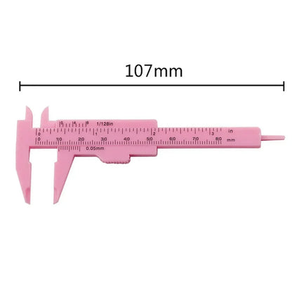 Student Plastic Vernier Caliper 0-80mm | Precision Measuring Tool for Students and DIY