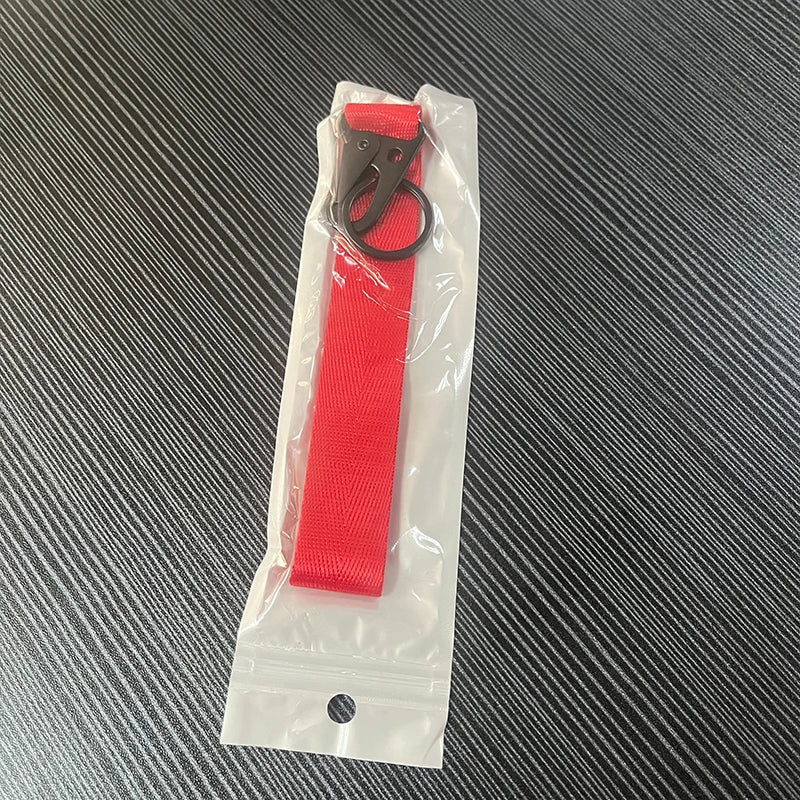 Car Wrist Cord Key Chain | Motor Racing Webbing Wristlet