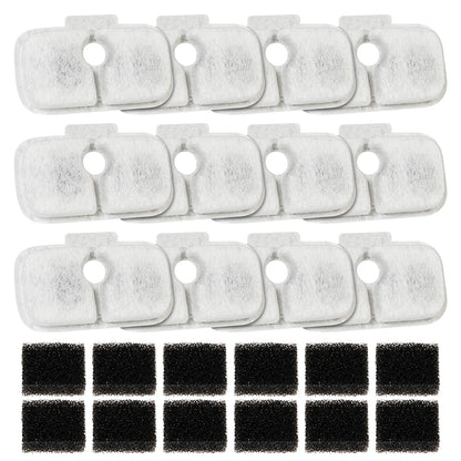 12 Piece PETLIBRO Dockstream Replacement Filter PLWF115 PLWF105 PLWF005 Cat Water Dispenser, Pet Water Dispenser 6-Month Set