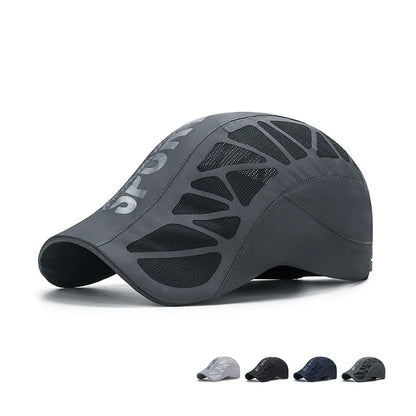 Summer Sport Alphabet Hat | Breathable Mesh Sun Cap for Men
