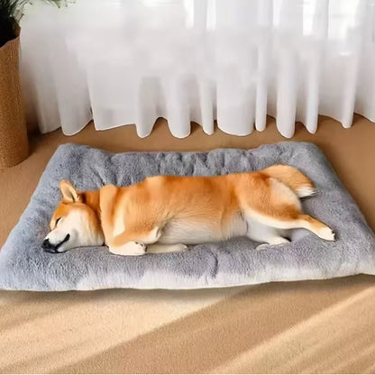 Dog Pet Beds 120*60cm Extra Large Plush Dog Bed Sofa Thickened Super Soft Polyester Pet Mat Dog Crate Mat Bed For Large Dog Bed