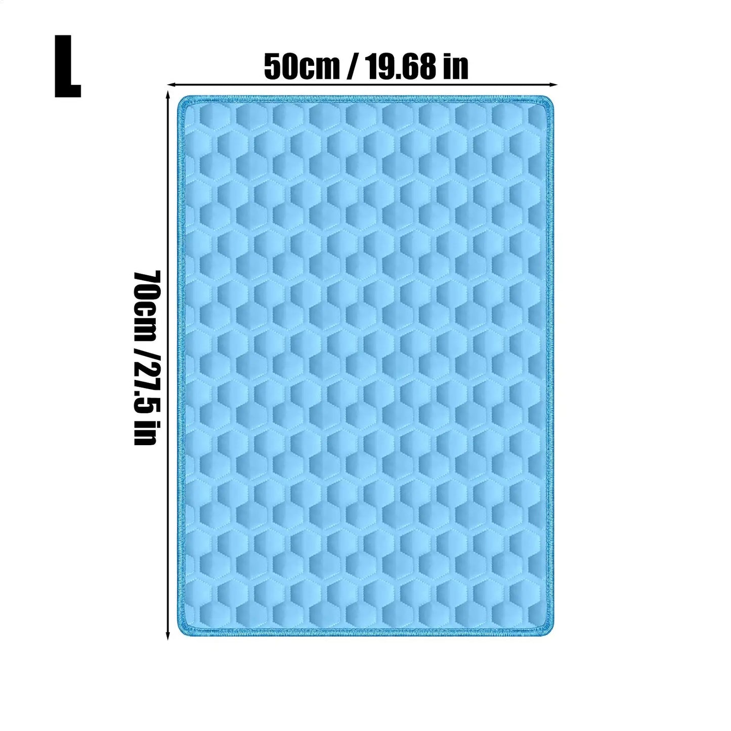 Pet Cooling Mat Chew-Resistant Cushion Pet Cats Bed Cooling Mat for Small Medium Large Breeds Animals Resting Camping Travel