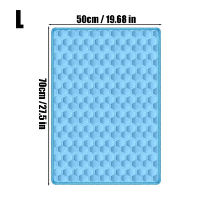 Pet Cooling Mat Chew-Resistant Cushion Pet Cats Bed Cooling Mat for Small Medium Large Breeds Animals Resting Camping Travel
