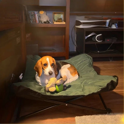 Outdoor Camping Foldable Pet Bed Comfortable Detachable Pads Waterproof Bite Resistant Portable Kennel for Cats and Dogs