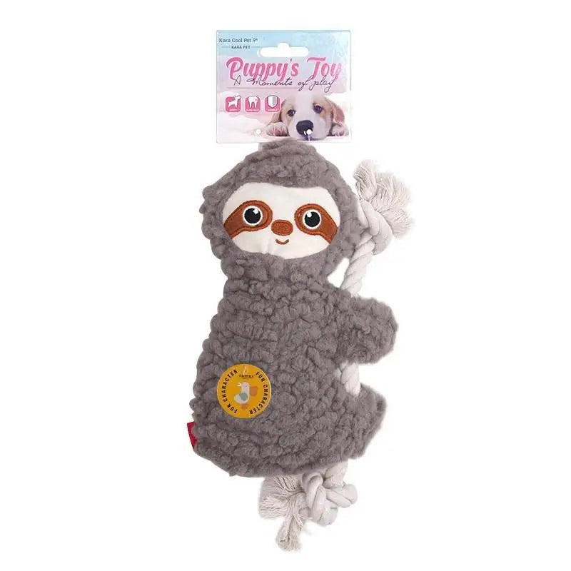 Plush Squeaky Dog Toys for Boredom, Chew Resistant Interactive Puppy Chew Toys for Medium Large Dogs