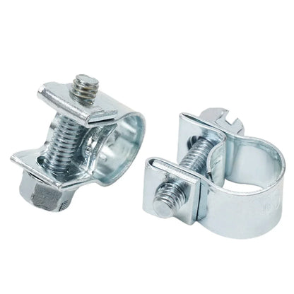 10pcs Stainless Steel Hose Clamp Set | Secure Pipe and Fuel Line Clips