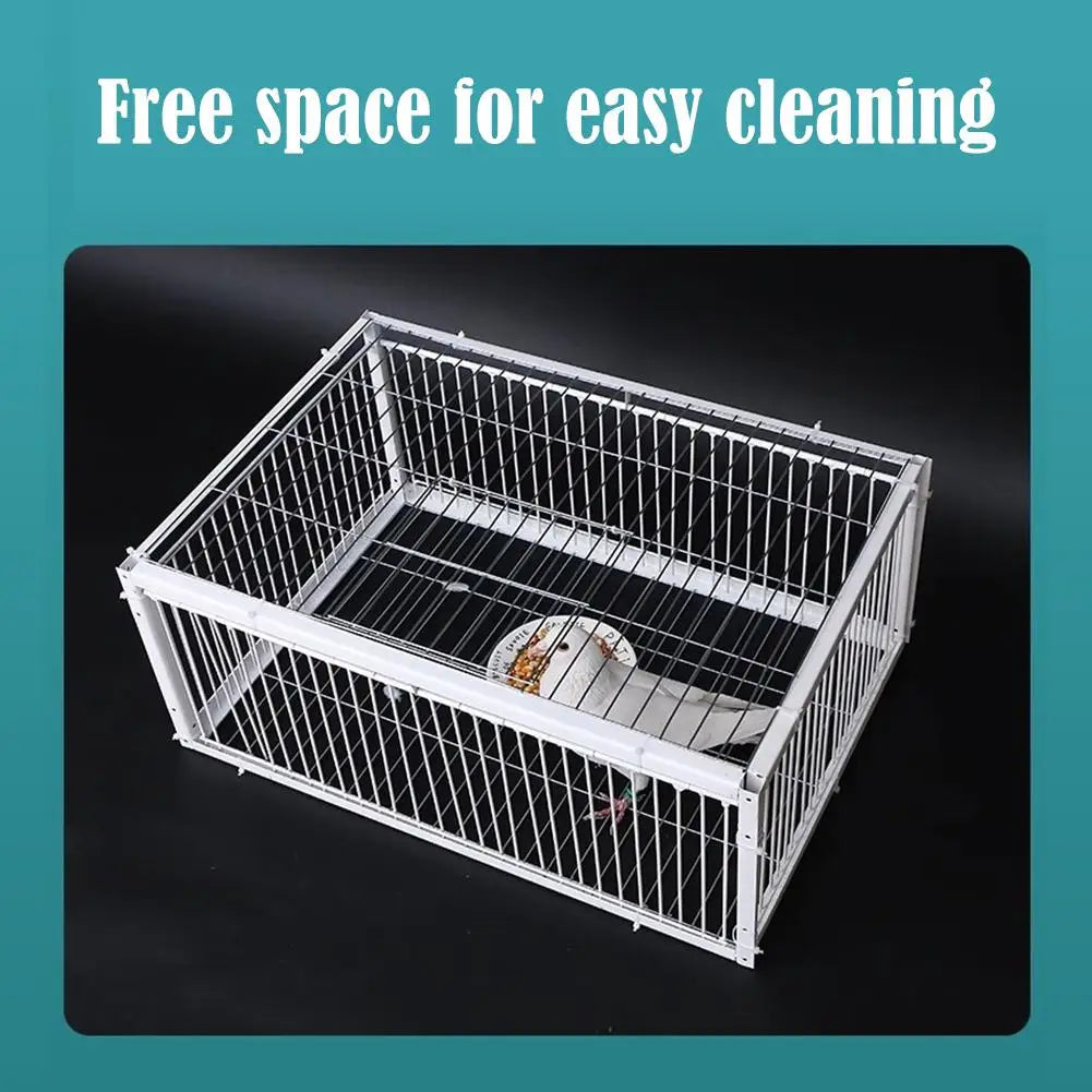 Auto Trap Bird Cage Rabbit Cage Mouse Cage Entry Only No Exit Thickened Encrypted Automatic Pigeon Collecting Portable Bird Cage