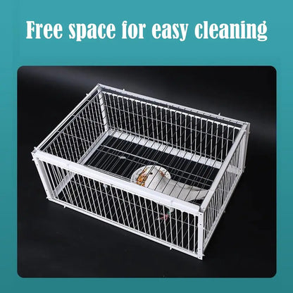 Auto Trap Bird Cage Rabbit Cage Mouse Cage Entry Only No Exit Thickened Encrypted Automatic Pigeon Collecting Portable Bird Cage