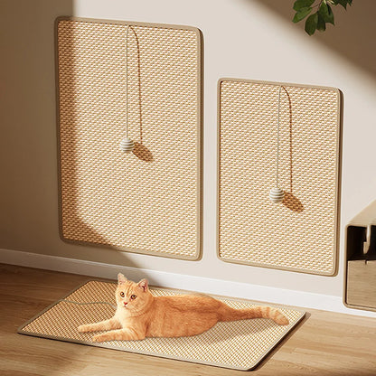 Durable Sisal Cat Scratch Pads, Cat Wall Pads, Sofa Claw Grinding Pads, Scratch Board Wall Stickers Cat Pet Toys Pet Accessories