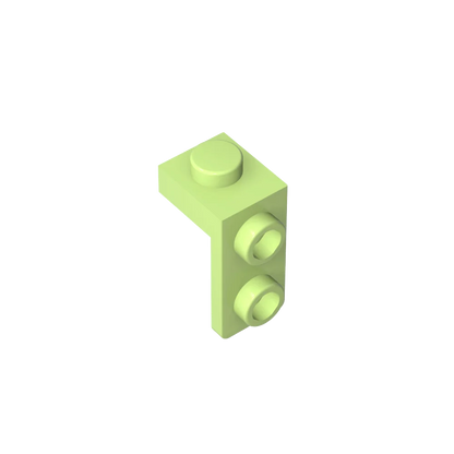 Gobricks Bracket 1 x 1 - 1 x 2 | Compatible Building Block