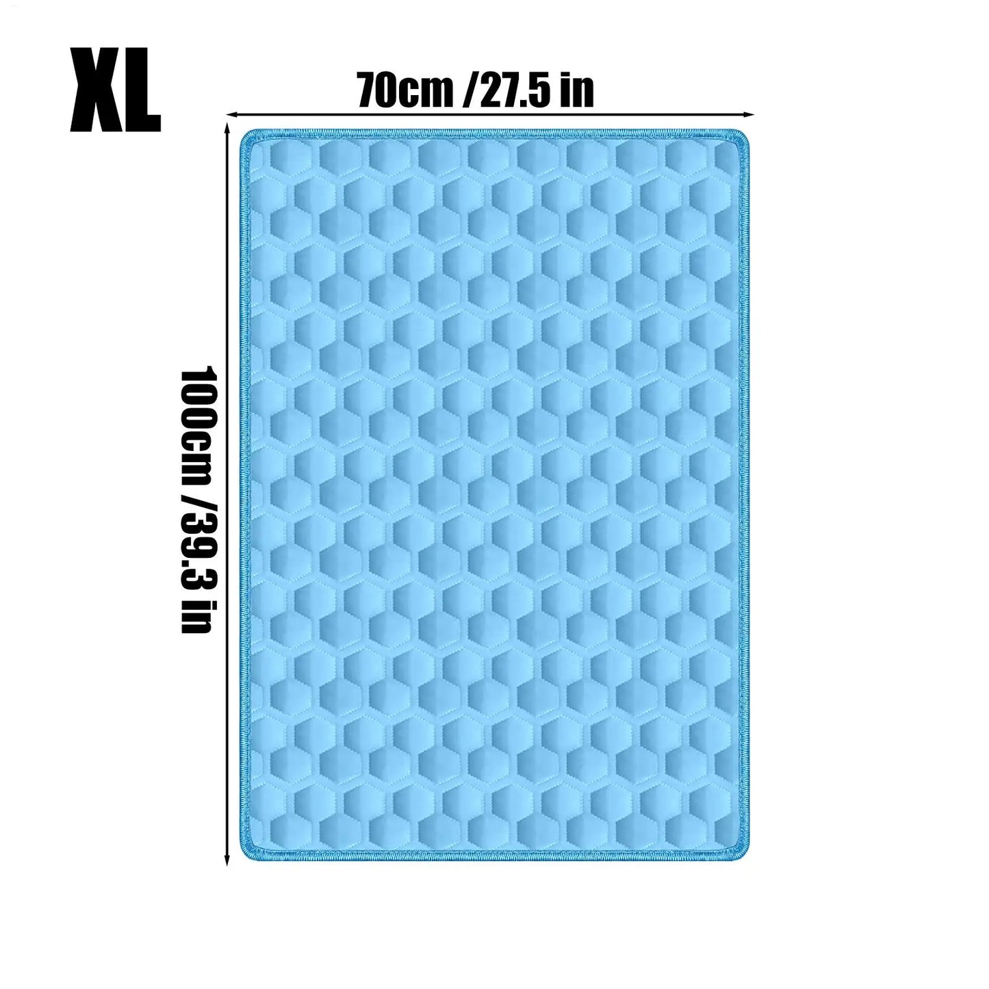 Pet Cooling Mat Chew-Resistant Cushion Pet Cats Bed Cooling Mat for Small Medium Large Breeds Animals Resting Camping Travel