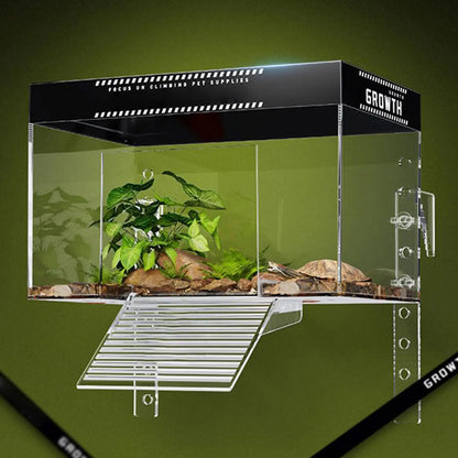 Pet Turtle Basking Area With Ramp Turtle Tank Basking Area Over Tank Reptile Resting Land Turtle Basking Area Habitat For Turtle