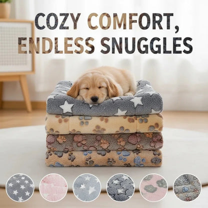 Portable Dog Sleeping Bed Mats Pet Blanket Plush Washable Cat Sofa Bed Mat Home Travel Comfortable Warm Soft Flannel relax Towel