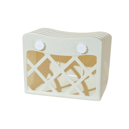 Hanging Rabbit Hay Feeder Anti-tipping Large Capacity Rabbit Grass Rack with Lid Fixed Bunny Food Feeder Hamster Cage