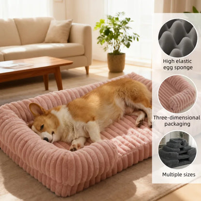 Dog Bed for Winter Puppy Bed Warm Sofa Pets Products Small Cats Mat Pet Supplies Large Baskets Beds Dogs Medium Kennel Big Home