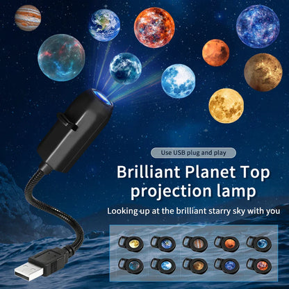 5V USB Projection Lamp Strip | Planet Halloween Christmas Theme Ceiling Decor