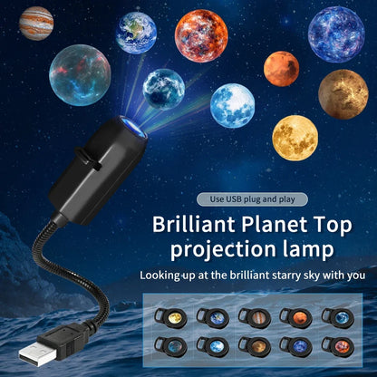 5V USB Plug in Projection Lamp | Planet Halloween Christmas Ceiling Light