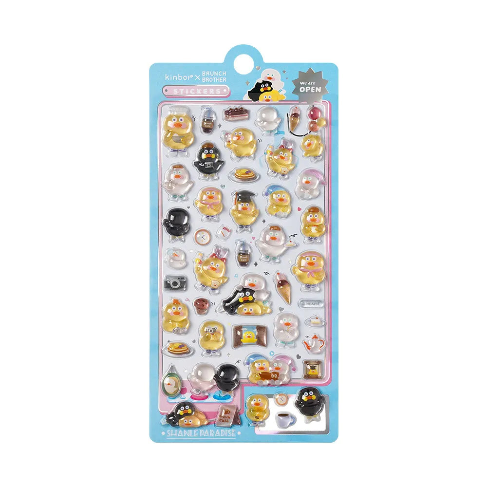 3D Food Stamping Seal Sticker | Japanese Anime Decorative Craft Stickers for Kids