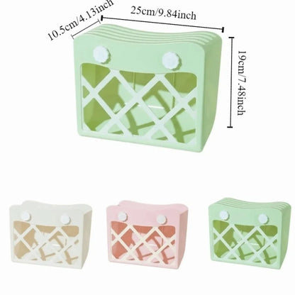 Hanging Rabbit Hay Feeder Anti-tipping Large Capacity Rabbit Grass Rack with Lid Fixed Bunny Food Feeder Hamster Cage