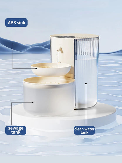 Pet Intelligent Water Dispenser, Clean And Dirty Separation, Dumping Type, Automatic Water Dispenser For Cats, Large Capacity