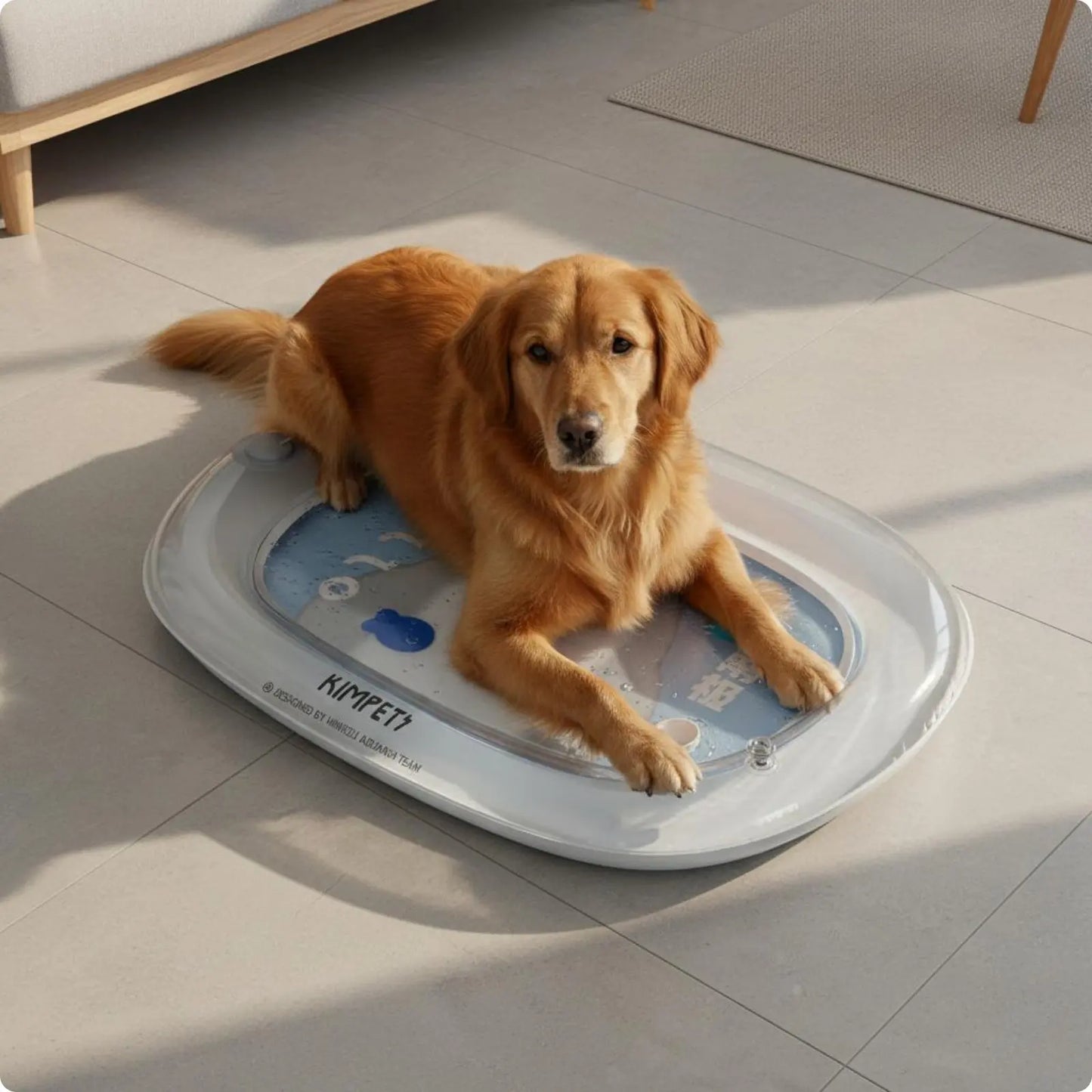 Pet Water Bed Scratch Resistant Inflatable Cooling Pad Water Cooling Pad Thick PVC Pet Play Mat Foldable for Summer