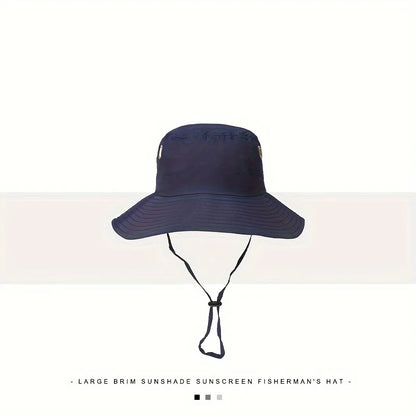 Adjustable Fisherman Hat | Breathable Sun Protection Bucket Hat for Outdoor Sports