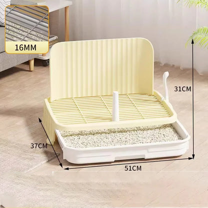 Pet-specific Training Toilet Indoor Pet Cleaning Products Anti-stepping Plastic Dog Pee Pad Holder Removable Net Reusable Tray