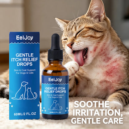 Pet Skin Care Drops Nourishing Fur Relieve Itching & Discomfort Reduce Scratching Moisturizing Gentle Pet Skin Soothing Liquid