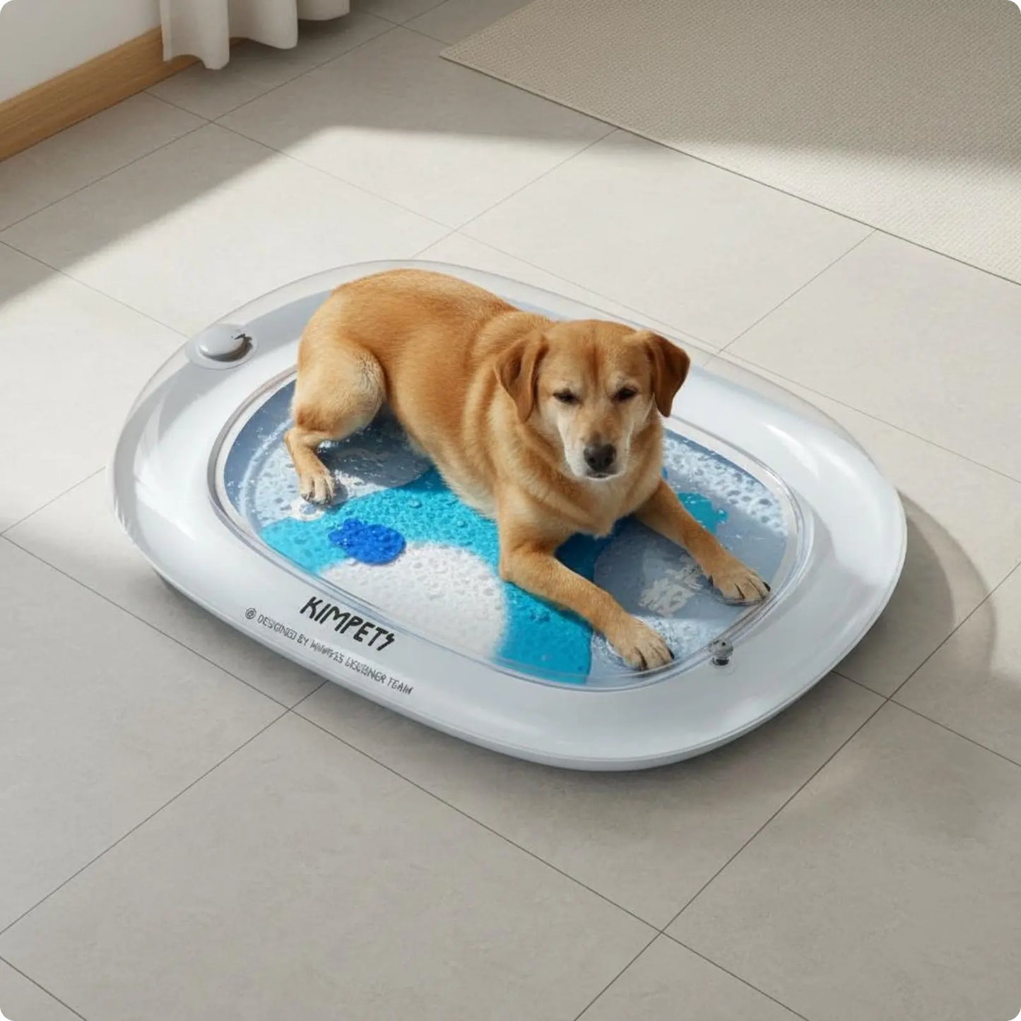 Pet Water Bed Scratch Resistant Inflatable Cooling Pad Water Cooling Pad Thick PVC Pet Play Mat Foldable for Summer