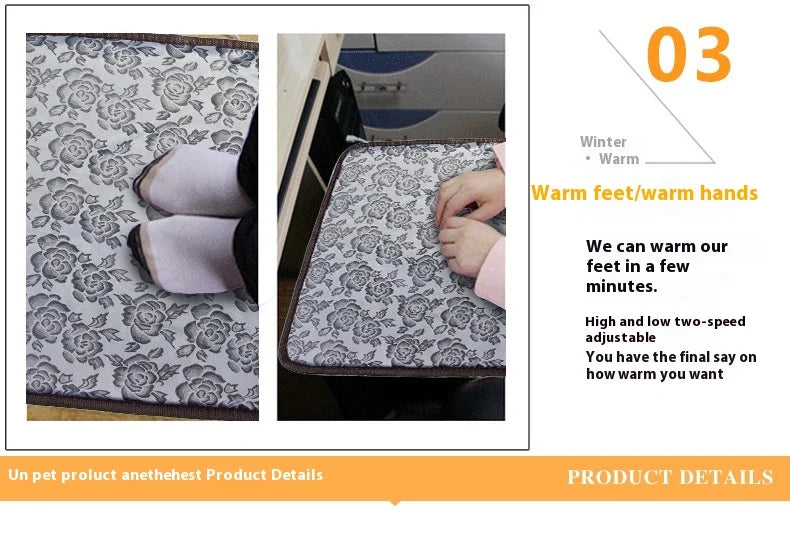 Pet Electric Blanket, Waterproof, Bite-Proof, Wear-Resistant, Adjustable Constant Temperature, US, Australian, European Dog Pad