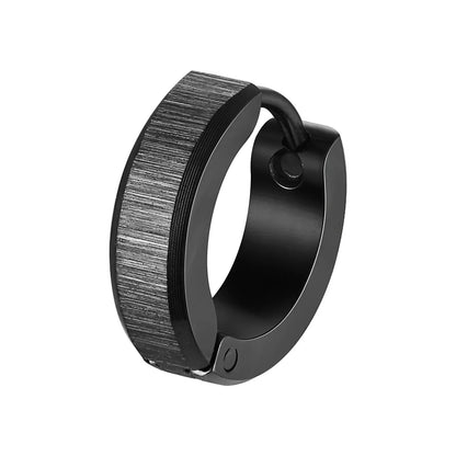 Vnox Anti Allergy Stainless Steel Hoop Earrings | Unisex Simple Metal Huggies for Men and Women