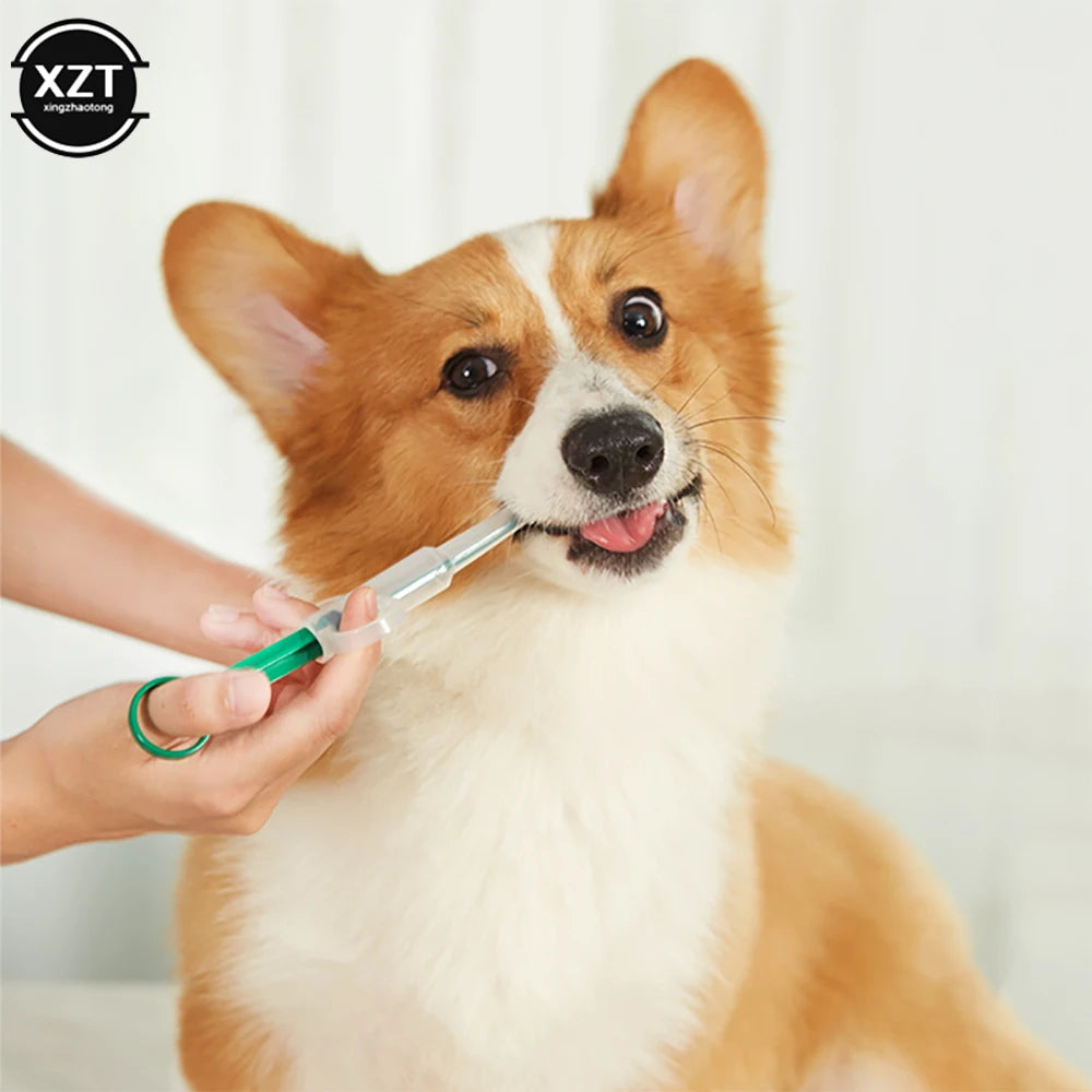 Pet Medicine Syringe Tablet Pill Gun Piller Push Dispenser Medicine Water Milk Syringe Dog Cat Puppy Feeder Kit