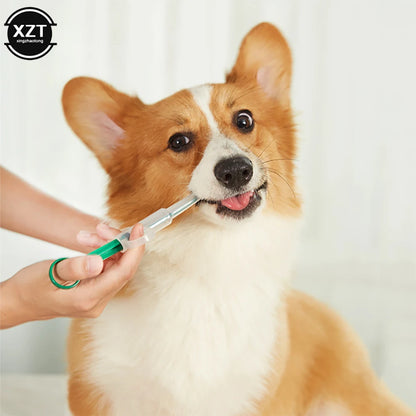 Pet Medicine Syringe Tablet Pill Gun Piller Push Dispenser Medicine Water Milk Syringe Dog Cat Puppy Feeder Kit