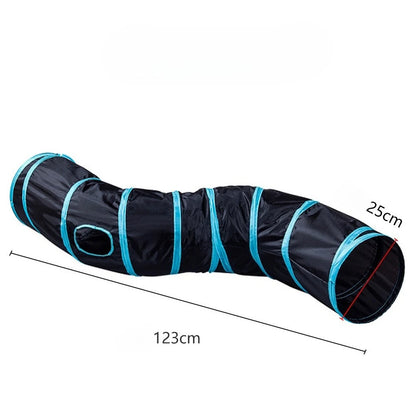 Cat Tunnel Toys Pet Supplies Cat S T Pass Play Tunnel Foldable Cat Tunnel Cat Toy Breathable Drill Barrel Cat Interactive Toys