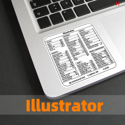 Windows PC Keyboard Shortcut Sticker | Quick Reference Decal for Laptop Desktop