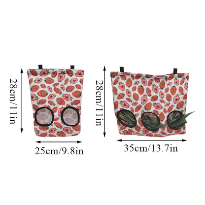 Rabbit Hay Bag Hay Dispenser For Guinea Pig Chinchilla Food House For Hay Guinea Pigs Feeder Hay Bag For Rabbits Pet Products