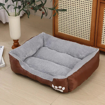 Large Calming Pet House Donut Bed - Long Plush Deep Sleep Warm Cushion for Small Dogs, Puppy Chihuahua & Cat Mat