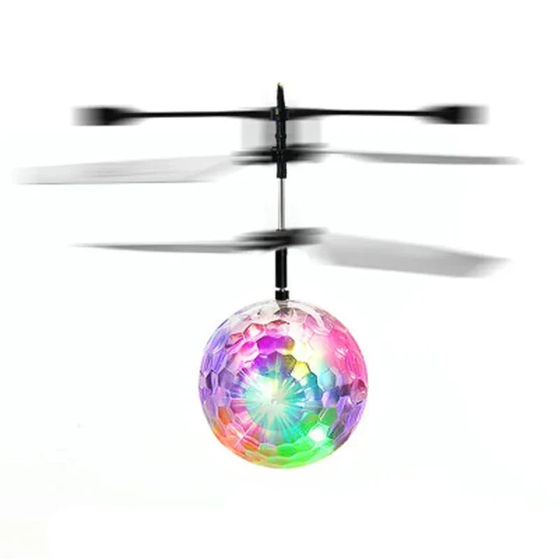 Flying Ball Toy with LED Lights | Infrared Induction Floating Helicopter