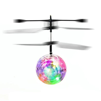 Flying Ball Toy with LED Lights | Infrared Induction Floating Helicopter