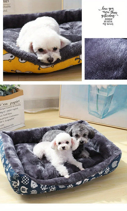Pet Dog Bed Sofa Mats Winter Pet Products Coussin Chien Accessories Dogs Basket Supplies For Large Medium Small House Cat Bed