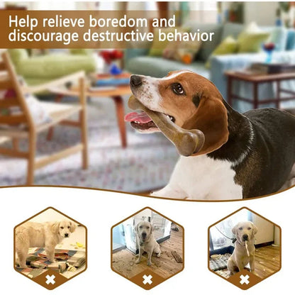 Dog Bone Chews Toys Nearly Ind Estructible Natural Non-Toxic Anti-bite Puppy Toys for Small Medium Large Dog Pet Chew Toy